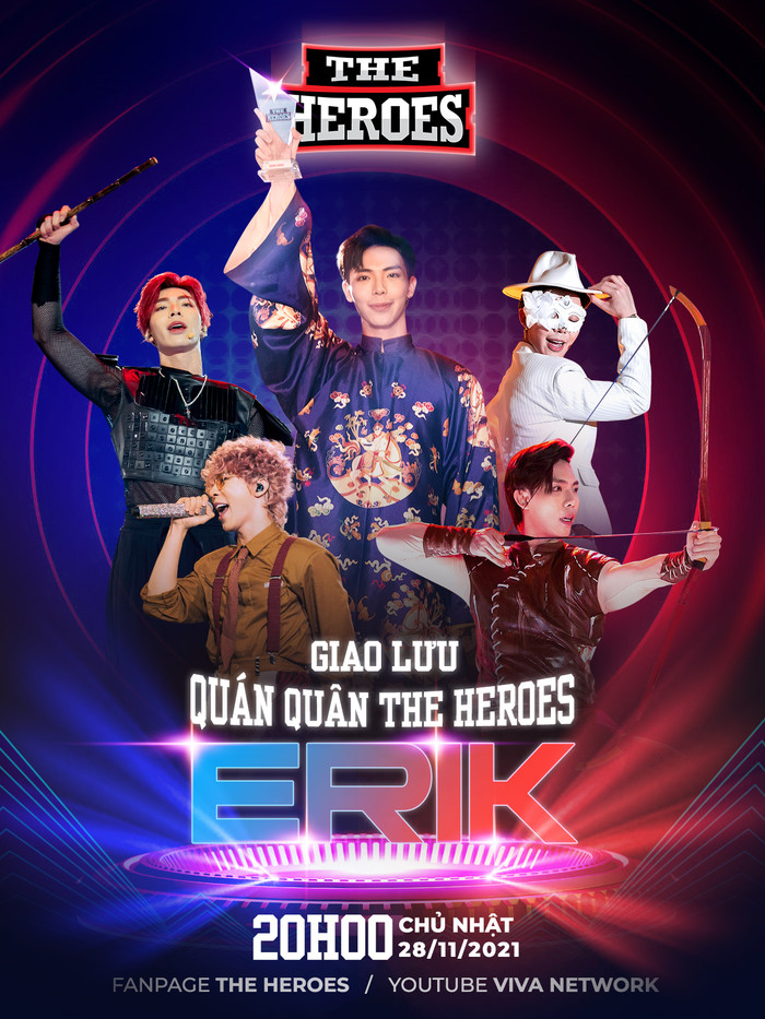 'Hỏi xoáy đáp xoay' cùng Quán quân The Heroes - Erik Ảnh 3