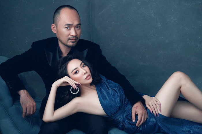 Vợ chồng Thu Trang - Tiến Luật.