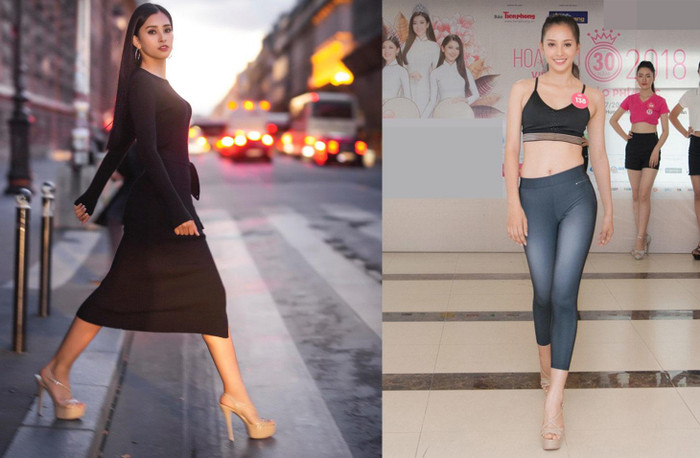 Khi đến với Hoa hậu Việt Nam 2018 hay Miss World 2018, Tiểu Vy đều đặt trọn tin tưởng vào đôi giày cao gót này. 