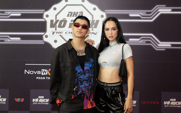 Cường Seven - Vũ Ngọc Anh thả 'cẩu lương' tại họp báo The Champion, hé lộ nỗi sợ khó nói Ảnh 2