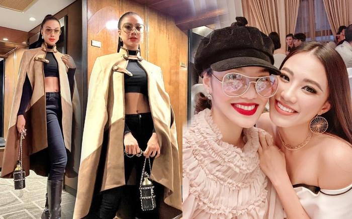 Sướng như Kim Duyên khi đi thi sắc đẹp: Hen tặng hoa tai, Lệ Hằng cho mượn giày, Lan Khuê cho mượn túi Ảnh 2