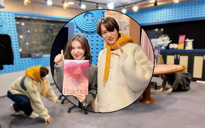 Fan 'cười xỉu' trước màn chào hỏi cực 'cồng kềnh' của Kai (EXO) và Wendy (Red Velvet) Ảnh 2