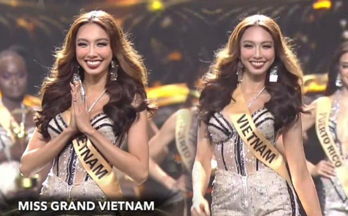 Thùy Tiên được xướng tên vào Top 20 Miss Grand International 2021, fan tự hào sung sướng Ảnh 2