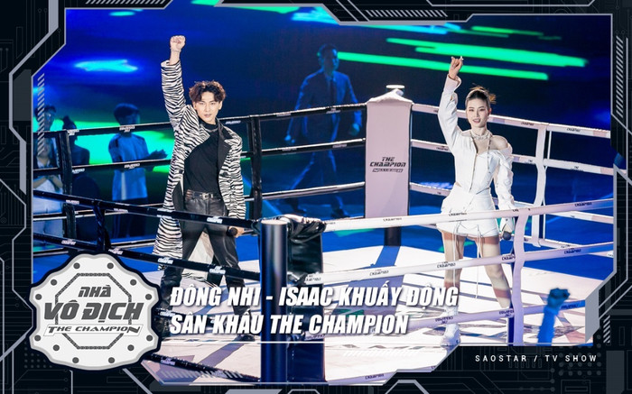 Đông Nhi - Isaac biến sân khấu The Champion trở thành 'chảo lửa' với màn song ca cực cháy Ảnh 2