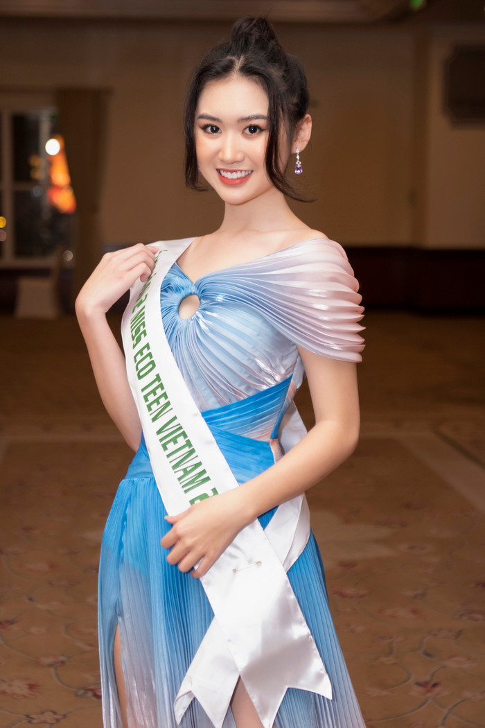 Xót xa với hoàn cảnh ít ai biết của Á hậu 2 Miss Eco Teen Vietnam 2021 Ảnh 5