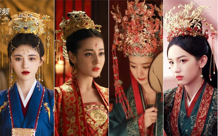 Dàn mỹ nhân Cbiz đọ sắc với mũ phượng: Lệ Dĩnh 'đỉnh của chóp', Triệu Lộ Tư thoát không nổi mác 'phèn' Ảnh 2
