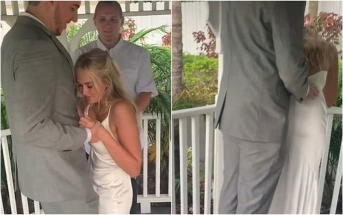 Darnell đột nhiên choáng váng và nôn mửa khi đang làm lễ cưới. 