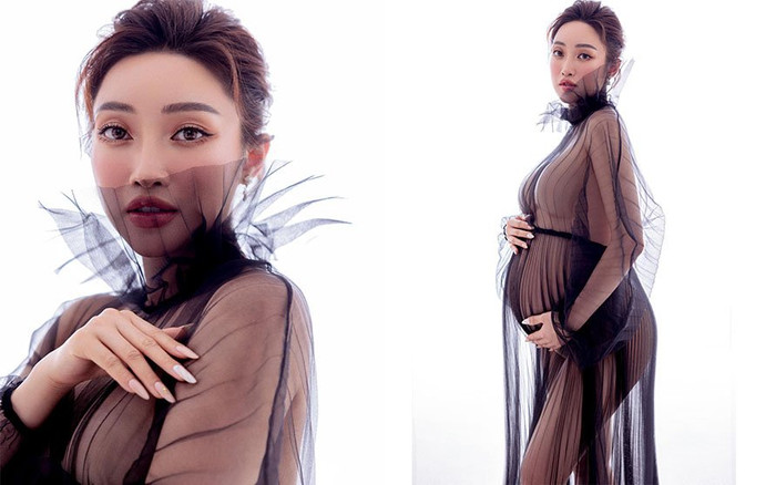 Vợ kém 16 tuổi của diễn viên Chi Bảo bầu vượt mặt nhưng vẫn tự tin tung ảnh nude đầy nghệ thuật Ảnh 2