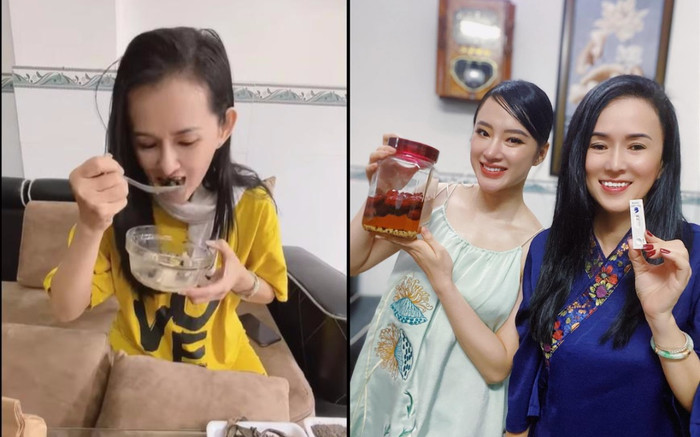 Con gái đã bị phạt nhưng mẹ ruột Angela Phương Trinh vẫn ăn cháo giun đất để trị Covid Ảnh 2