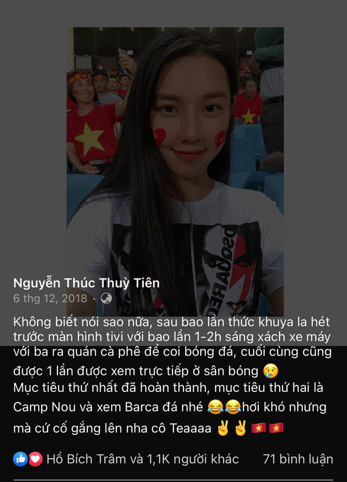 Nguyễn Thúc Thuỳ Tiên đã đăng quang Hoa hậu Hoà bình Quốc tế 2021 nhưng vẫn còn dang dở ước mơ lớn cùng Barca. Ảnh chụp màn hình