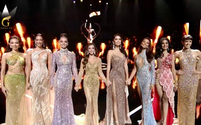 Hậu bị vạch trần chơi xấu Thùy Tiên, khoảnh khắc Miss Grand Campodia 'lạc lõng' giữa dàn Hậu bị đào lại Ảnh 2