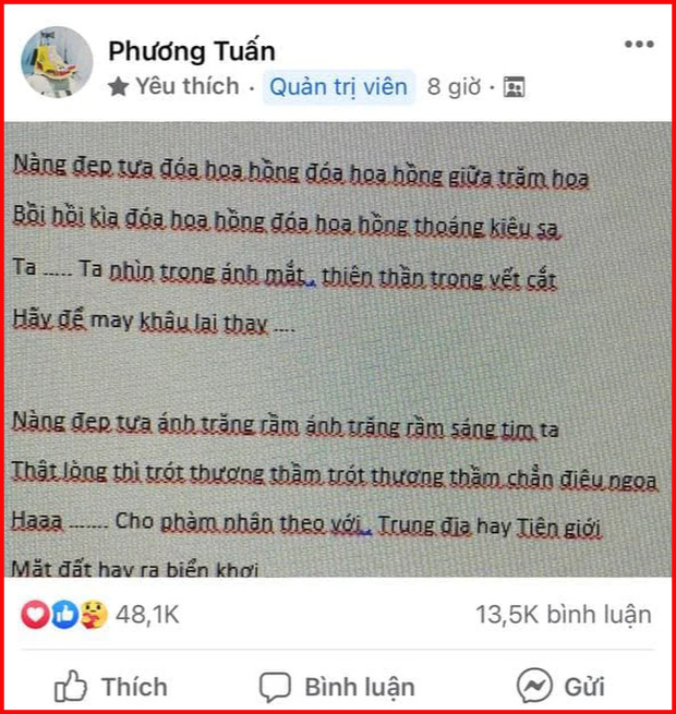 Bài đăng của Jack trong group kín 