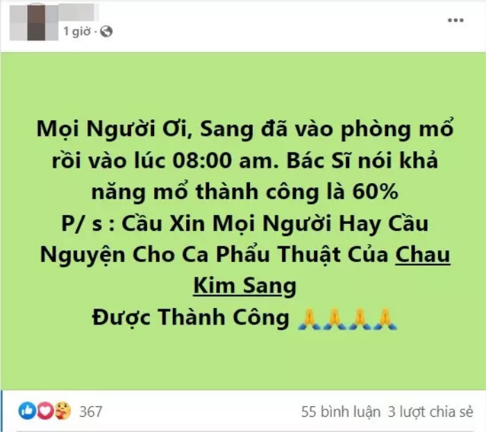 Tình hình của học trò Minh Tú hiện tại sau khi phát hiện ung thư giai đoạn cuối Ảnh 1