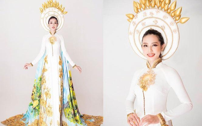 3 năm trước Thùy Tiên thi Hoa hậu từng vấp váy 2 lần nhưng trình catwalk hiện tại thăng cấp vượt bậc Ảnh 2