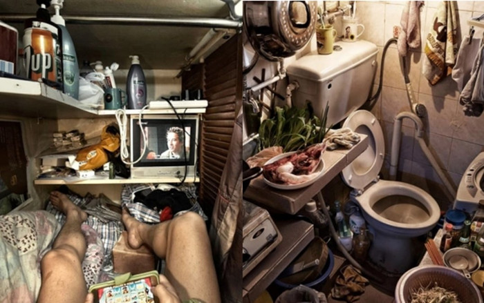 Cuộc sống tù túng bên trong những căn nhà 'quan tài' chỉ nhỉnh hơn 2m, ăn ngủ vệ sinh cùng một chỗ Ảnh 2