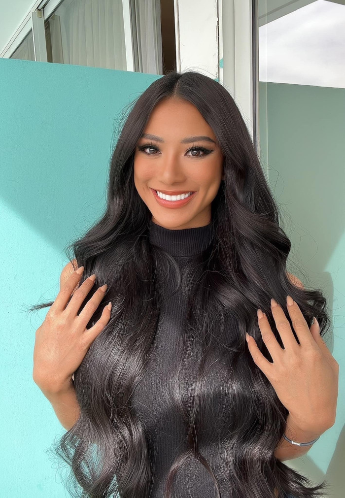 Cuối cùng, Kim Duyên đã tung 'báu vật trời ban' tại Miss Universe: 'Miss Hair' không ai làm lại Việt Nam Ảnh 5
