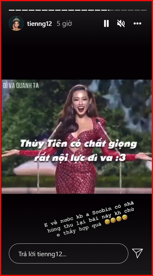 Miss Grand Thùy Tiên 'rủ rê' nam ca sĩ này hợp tác thu âm cùng nhau sau khi về nước, hóa ra đây là lý do Ảnh 3