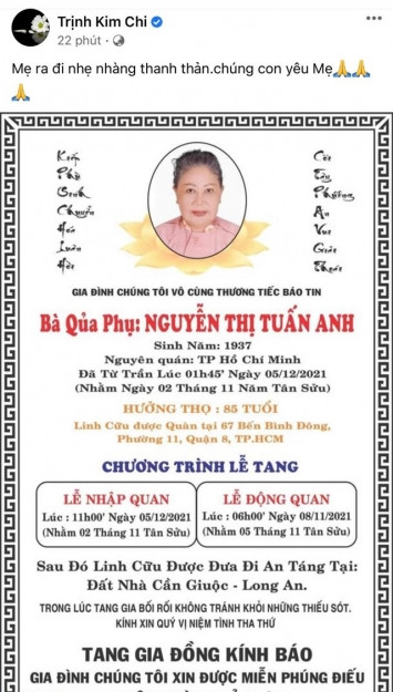 Chia sẻ của Trịnh Kim Chi.