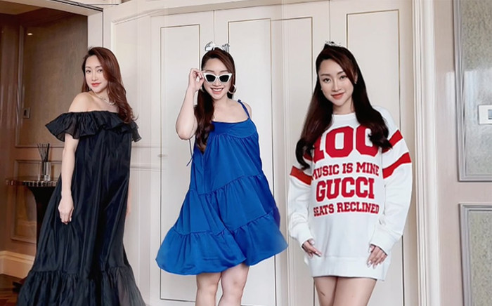 Bà xã Chi Bảo gây sốt vì bầu 8 tháng vẫn phối đồ cực trẻ trung, năng động Ảnh 2