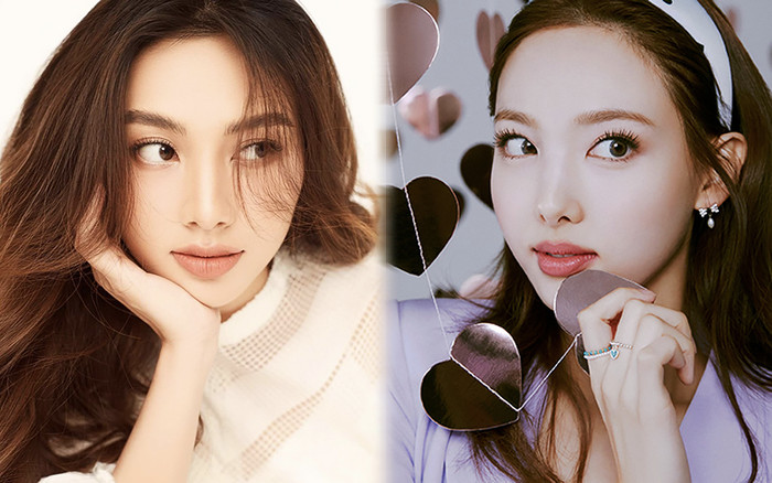 Thùy Tiên và Nayeon.