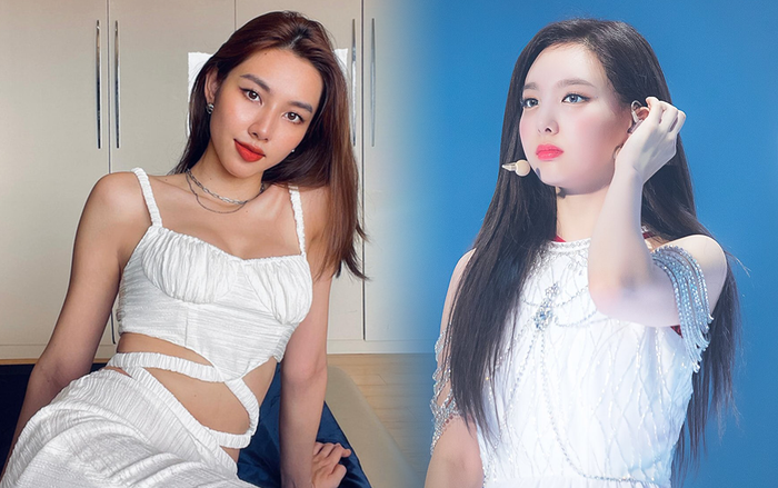 Cả hai người đẹp trông khá giống nhau.