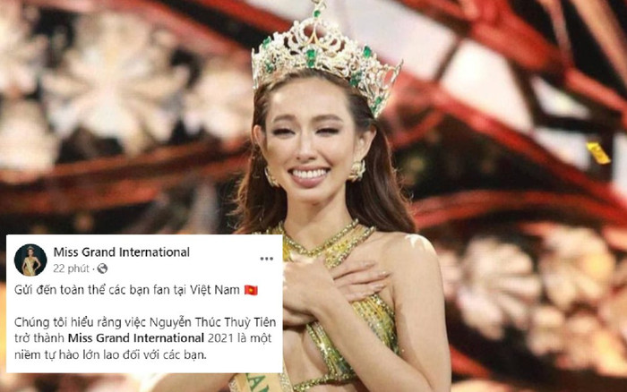 Fanpage Miss Grand 'đòi yêu sách' nếu muốn Thùy Tiên về nước Ảnh 2