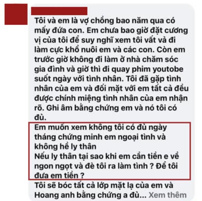 Diễn viên Hoàng Anh có động thái lạ khi bị chồng Thắm Bebe tố ngoại tình Ảnh 4