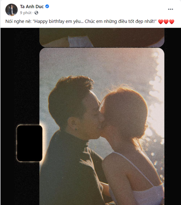 Trước đó, Uyên Tô và Anh Đức rất chăm thả 'cẩu lương' trên mạng xã hội. 