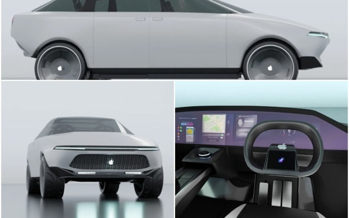 Xuất hiện hình ảnh 3D 'chất như nước cất' của Apple Car Ảnh 2