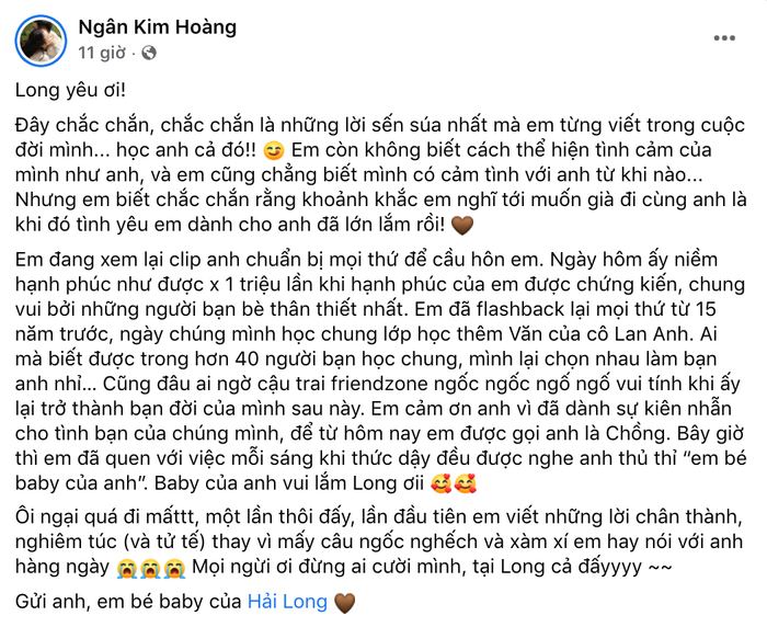 Salim viết tâm thư gửi vị hôn thê, tự nhận sến súa nhưng ai đọc cũng phải xúc động Ảnh 4