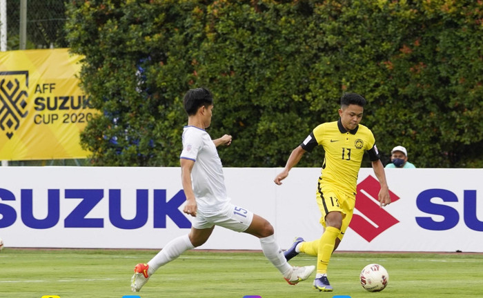 Tuyển Lào thua đậm 0-4 trước Malaysia hôm 9/12.