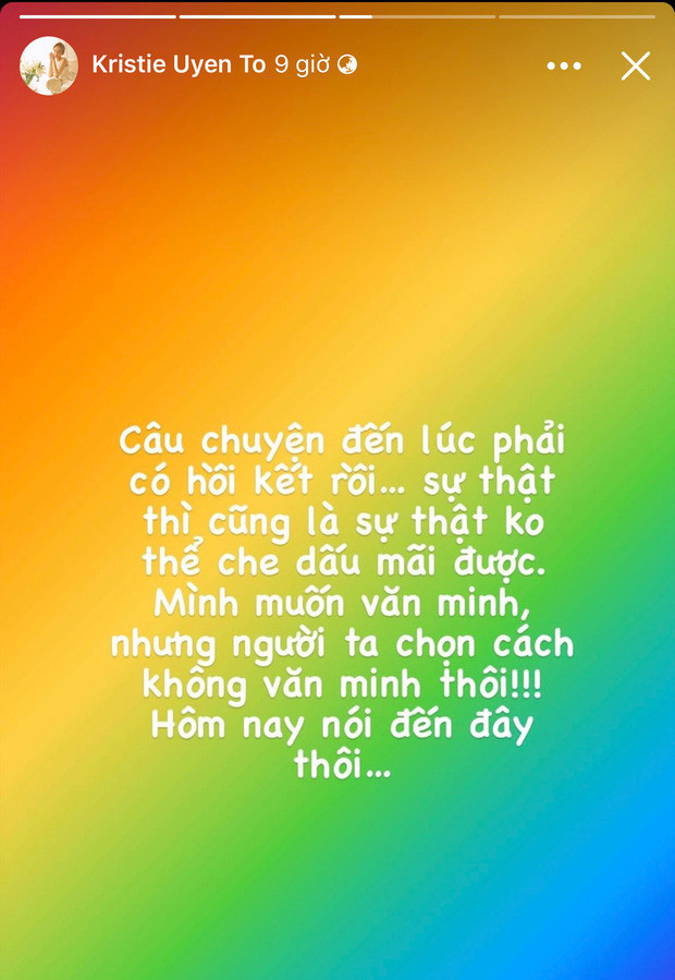 Trên story Instagram cá nhân, bạn gái Anh Đức đăng tải dòng trạng thái tâm trạng liên quan đến nam diễn viên.