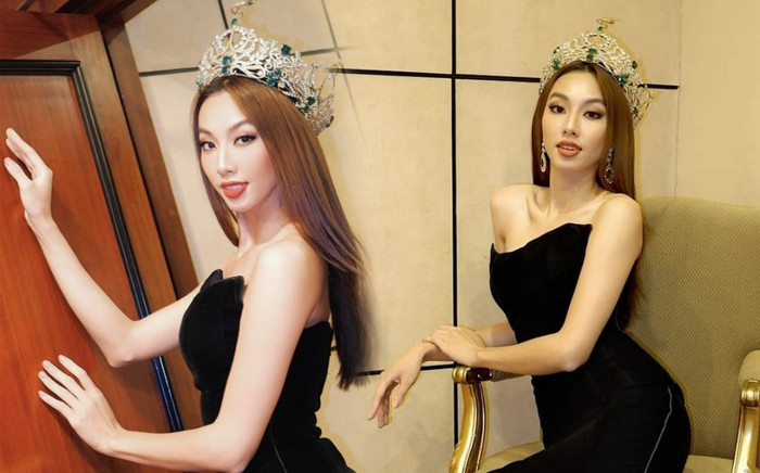 Miss Grand Thùy Tiên diện đầm hút hồn thiên hạ, quyết không dao kéo để giữ nét đẹp Việt Ảnh 2