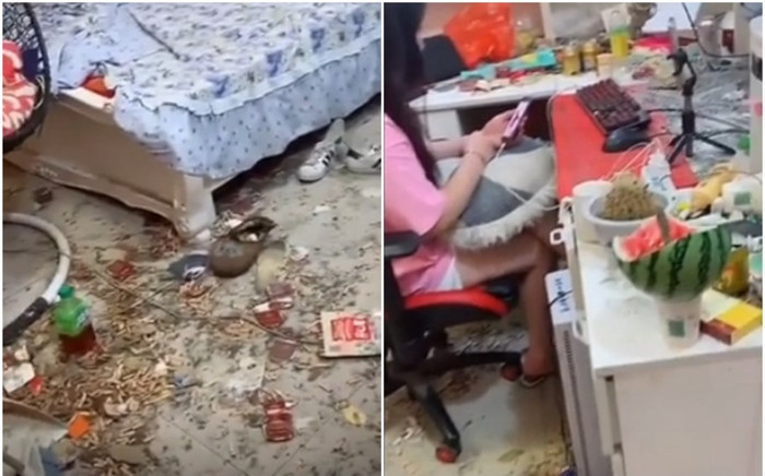Phòng ngủ như bãi rác của 'hotgirl' khiến dân tình choáng váng Ảnh 2