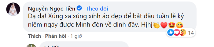 Vợ chồng Quý Bình phát 'cẩu lương' trên mạng xã hội nhân dịp kỷ niệm 1 năm ngày cưới Ảnh 3