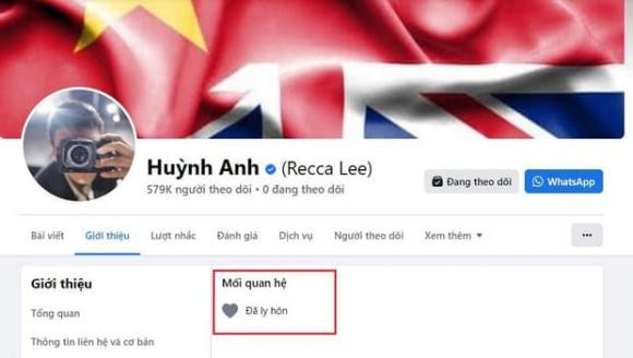 Huỳnh Anh nói không có chuyện bỏ vợ, cư dân mạng lại 'soi' trạng thái 'đã ly hôn' Ảnh 2