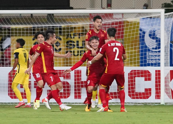 Tuyển Việt Nam thắng đậm Malaysia 3-0. Ảnh: VFF