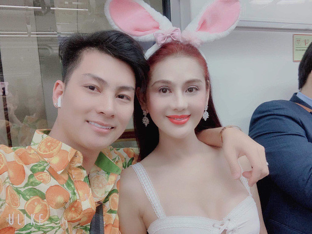 Phi Hùng và Lâm Khánh Chi thuở còn mặn nồng.