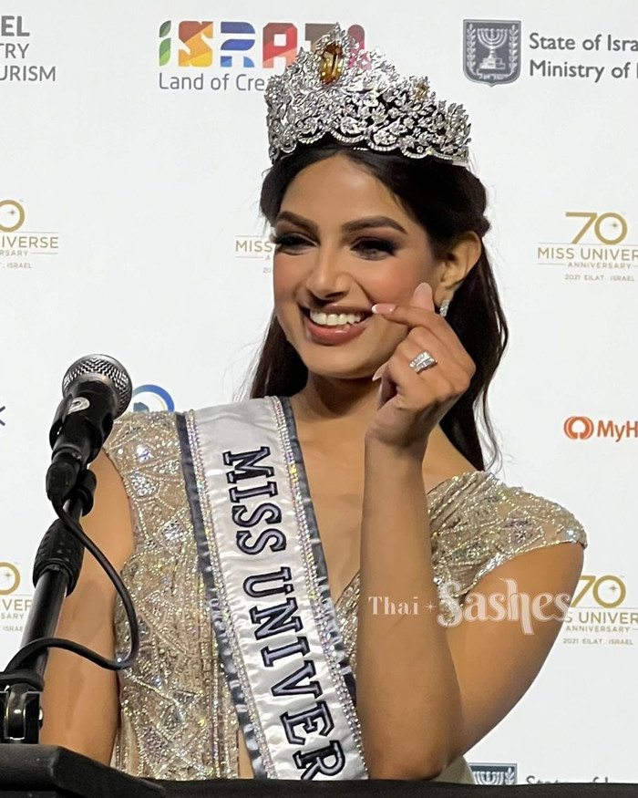 Tân Miss Universe Harnaaz Sandhu lần đầu xuất hiện sau đăng quang, nhan sắc nữ thần là có thật Ảnh 6