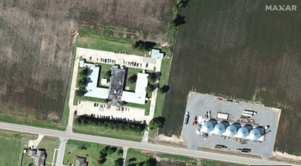 Cận cảnh viện dưỡng lão Monette Manor ở Monette, Arkansas, ngày 22/2/2021.
