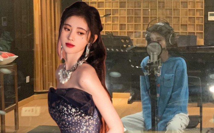 Rò rỉ hình ảnh Cúc Tịnh Y 'tối mặt' trong phòng thu, một siêu phẩm OST sắp lên sóng? Ảnh 2