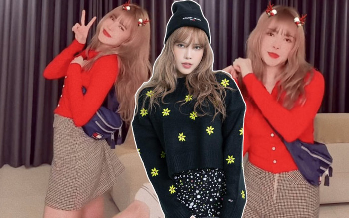 Hậu ồn ào 'bánh kem trà xanh' đầy drama, Thiều Bảo Trâm khoe nhan sắc rạng rỡ 'bắt trend' nhạc Giáng sinh Ảnh 2