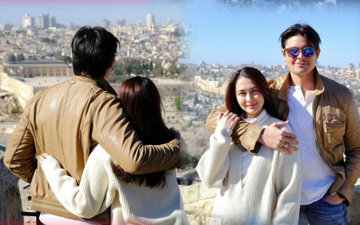 Kết thúc Miss Universe vợ chồng mỹ nhân đẹp nhất Philippines 'tình bể bình' đi thăm thành phố cổ Ảnh 2