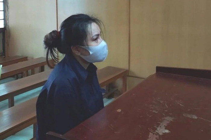 Bị cáo Vũ Thị Tâm tại tòa. Ảnh: Dân Trí