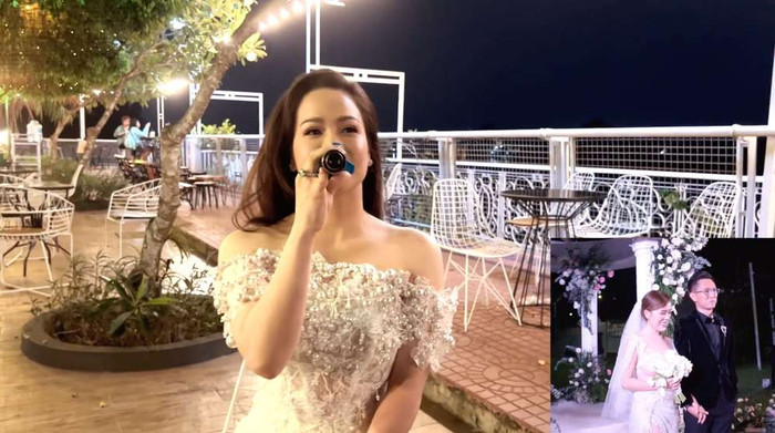 Nhật Kim Anh xuất hiện trong đám cưới.