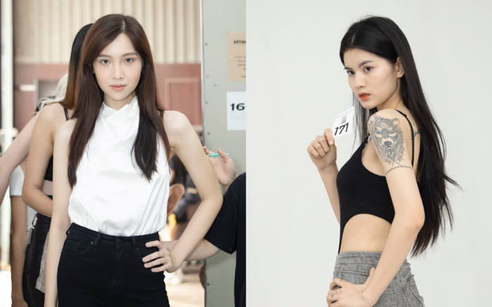 Đỗ Nhật Hà và người mẫu xăm mình 'đổ bộ' buổi casting thời trang Ảnh 2