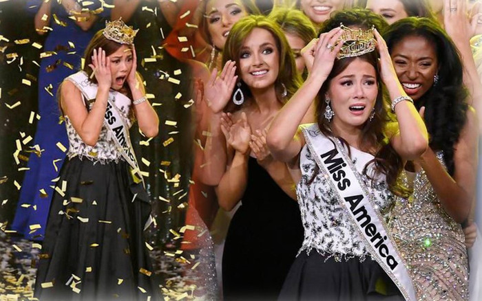 Loạt biểu cảm hài hước của tân hoa hậu Mỹ khiến fan sắc đẹp cười nghiêng ngả Ảnh 2