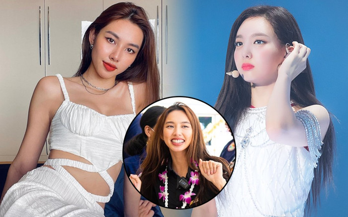 Từng được nhận xét giống Nayeon, Miss Grand Thuỳ Tiên trổ tài 'quẩy' theo nhạc TWICE luôn rồi đây! Ảnh 2