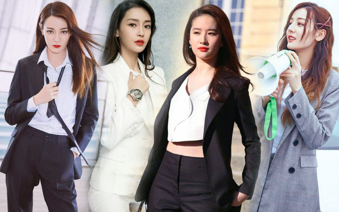 Dàn mỹ nhân Cbiz đọ sắc khi diện vest: Nhiệt Ba khí chất ngút ngàn, dễ dàng 'vượt mặt' tất cả tiểu hoa Ảnh 2