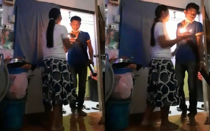 Clip: Vợ hào hứng bê bánh kem tổ chức sinh nhật bất ngờ, chồng tỏ thái độ lạnh tanh đến đau lòng Ảnh 2